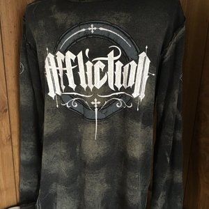 Afflication Knit Shirt Xl Reversible